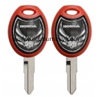 Motorcycle key shell for Honda red colour