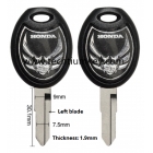 Motorcycle key shell for Honda black colour