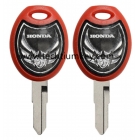 Motorcycle key shell for Honda red colour