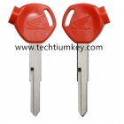 Motorcycle key shell for Honda red colour（cannot put chip inside）