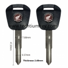 Motorcycle key shell for Honda black colour