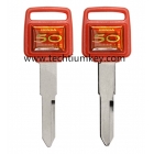 Motorcycle key shell for Honda red colour