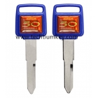 Motorcycle key shell for Honda blue colour