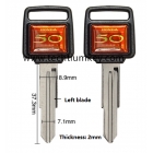 Motorcycle key shell for Honda black colour