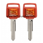 Motorcycle key shell for Honda red colour