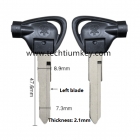 Motorcycle Key Shell for Yamaha with black colour
