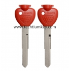 Motorcycle Key Shell for Yamaha with red colour