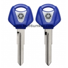 Motorcycle Key Shell for Yamaha with blue colour