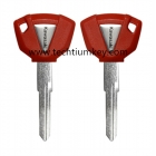 Motorcycle key shell for Kawasaki Red colour