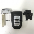 for Audi 3 button smart key cover (HU66 blade)with battery clamp