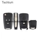 3 button opel modified flip key shell NO battery clamp