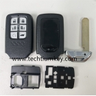 6 button smart key shell for honda