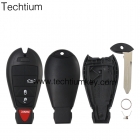No Logo New style with solt for Chrysler/Dodge/Jeep 3+1 button key shell
