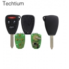 KOBDT04A Chrysler 3+1 button remote key 315Mhz