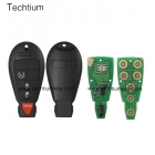 433Mhz 7961 and 46 Chip(FCC ID: GQ4-53T，7961,ID46 Chip) Chrysler 3+1 button remote key