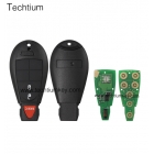 Chrysler 2+1 button remote key with 433Mhz 7961 and 4A Chip(FCC ID: GQ4-53T，7961,4A Chip)