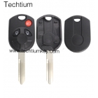 Ford 3 button remote key shell