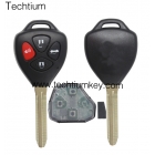 315mhz 4D67 (HYQ12BBY) Toyota corolla 3+1 button remote key