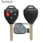 315MHZ 4D67 (FCC:Gq4-29) Toyota corolla 3+1 button remote key