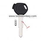 Motorcycle Key Shell for Honda black colour