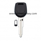 Transponder key shell for Mitsubishi Lancer with Left blade without screw