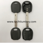 For Kia transponder key shell with Middle right groove blade NO logo