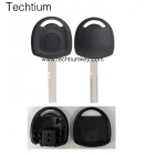 for Opel  transponder key shell with HU43 blade with screw
