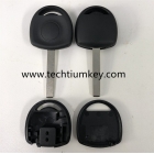 Opel transponder key shell with HU100 blade with screw