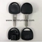 Opel key shell with HU46 left blade with screw