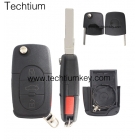 VW 3+1 panic button remote key shelll 2023 battery