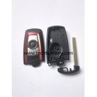 BMW 3 button red key shell with blade