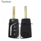 Toyota 3 button flip key shell