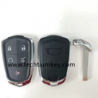 5 button remote key shell for Cadillac with blade