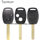 Honda 2 button blank remote without key fobs with chip groove