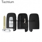 Hyundai 3 button smart key shell with Left Blade