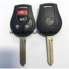 Nissan 4 button key shell