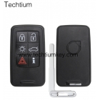 Volvo 6 button smart key card shell