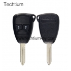 2 button Chrysler remote key shell with battery clamp