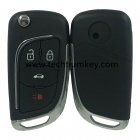 3+1 button for Chevrolet remote key shell