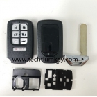 6+1 button smart key shell for honda