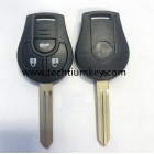 Nissan 3 button key shell