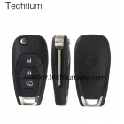 Opel 3 button flip key shell