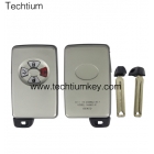 Toyota 4 button smart remote key shell with blade