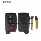 Toyota Camry 3+1 button smart key shell with blade