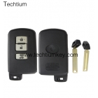 Toyota 3 button smart key shell with blade