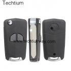 Suzuki 2 button flip remote key shell