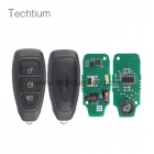 433Mhz Aftermarket Ford Mondeo, Kuga, Fiesta 2013-2015, carte à puce à 3 boutons, si votre clé est comme ça et utilise 4D63, elle peut utiliser. (PAS de puce à l'intérieur) FCC: KR55WK48801