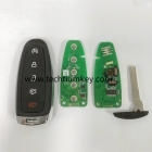 315Mhz with 4D63 80bit chip For Ford keyless 5 button smart key