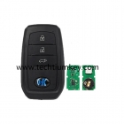 ZB35 3 button KD remote key
