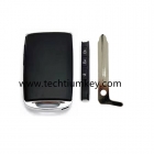3 button smart key for Mazda with Emergercy key with Sedan button